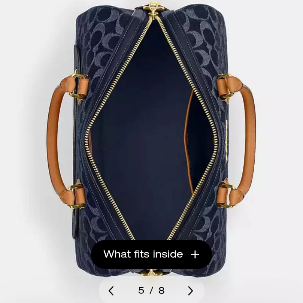 Coach Large Rowan Signature Canvas Satchel Still In Plastic - Picture 3 of 6